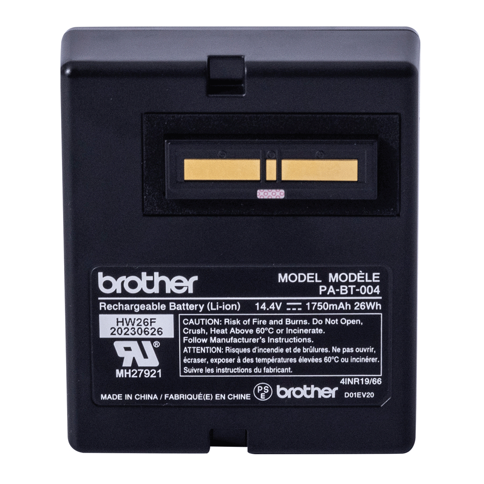 BROTHER Bateria recargable de iones de litio
