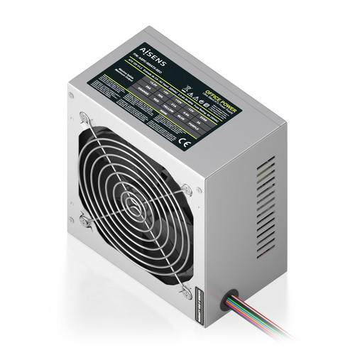 AISENS-FUENTE ALIMENTACION ATX 500W OEM, PLATA