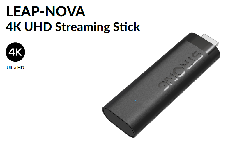 STRONG Smart TV LEAP-NOVA 4K UHD Streaming Stick