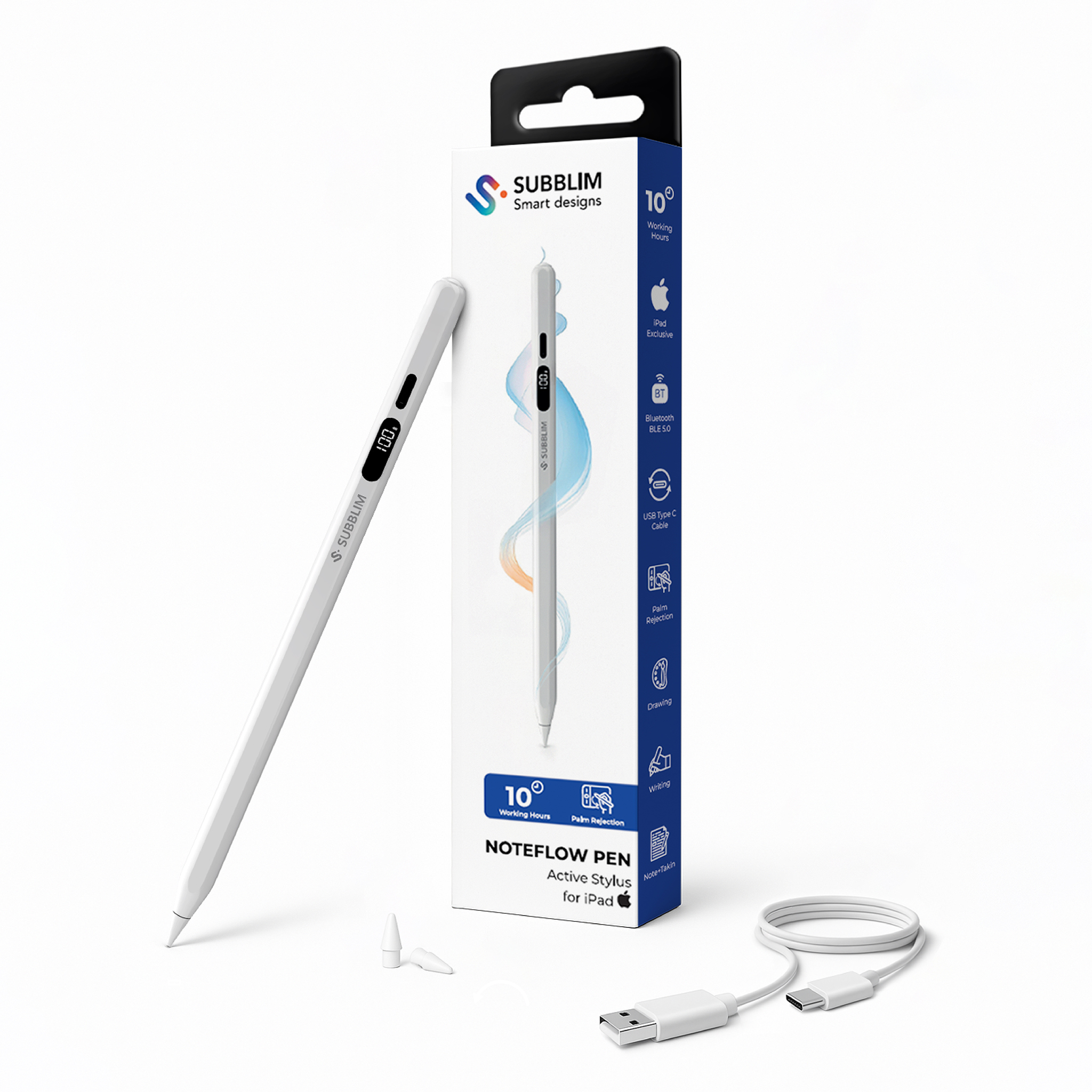 SUBBLIM Lapiz electronico NoteFlow Pen for iPad