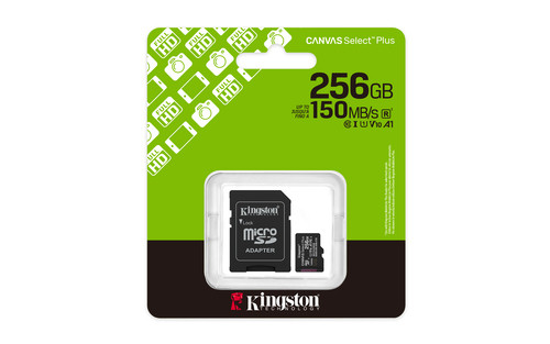 KINGSTON MicroSDXC 256GB GEN3 / Class 10 / Adaptador SD