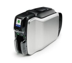 ZEBRA Printer ZC300, Single Sided, UK/EU Cord, USB Ethernet, Windows Driver, CardStudio 2.0 Standard application, 200 PVC cards, YMCKO ribbon 200 images