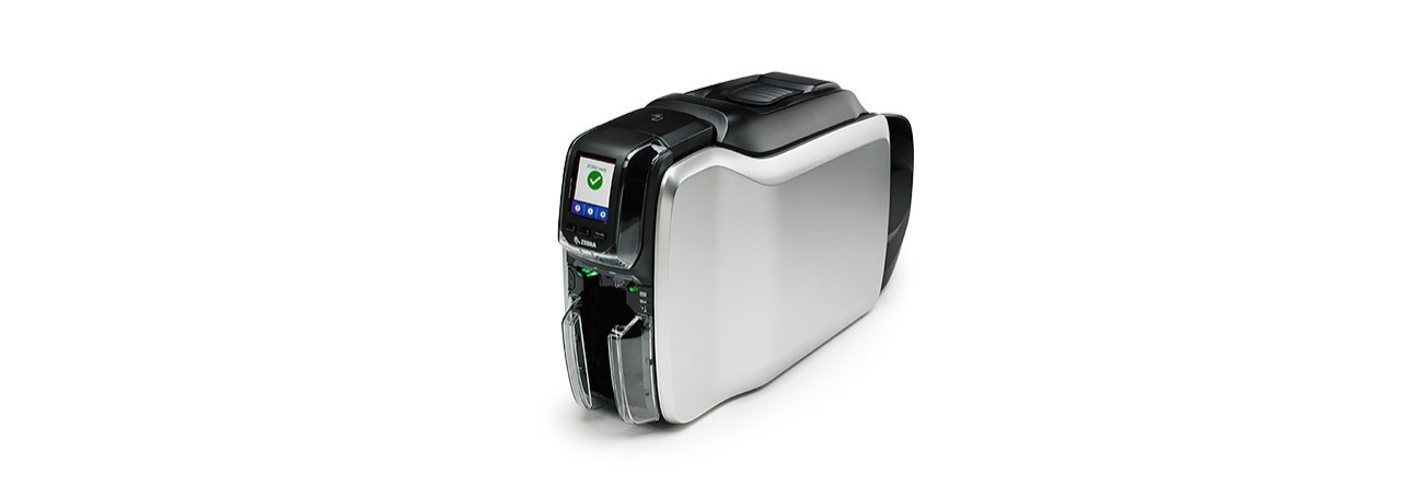 ZEBRA Printer ZC300, Dual Sided, UK/EU Cord, USB Ethernet, Windows Driver, CardStudio 2.0 Standard application, 200 PVC cards, YMCKOK ribbon 200 images