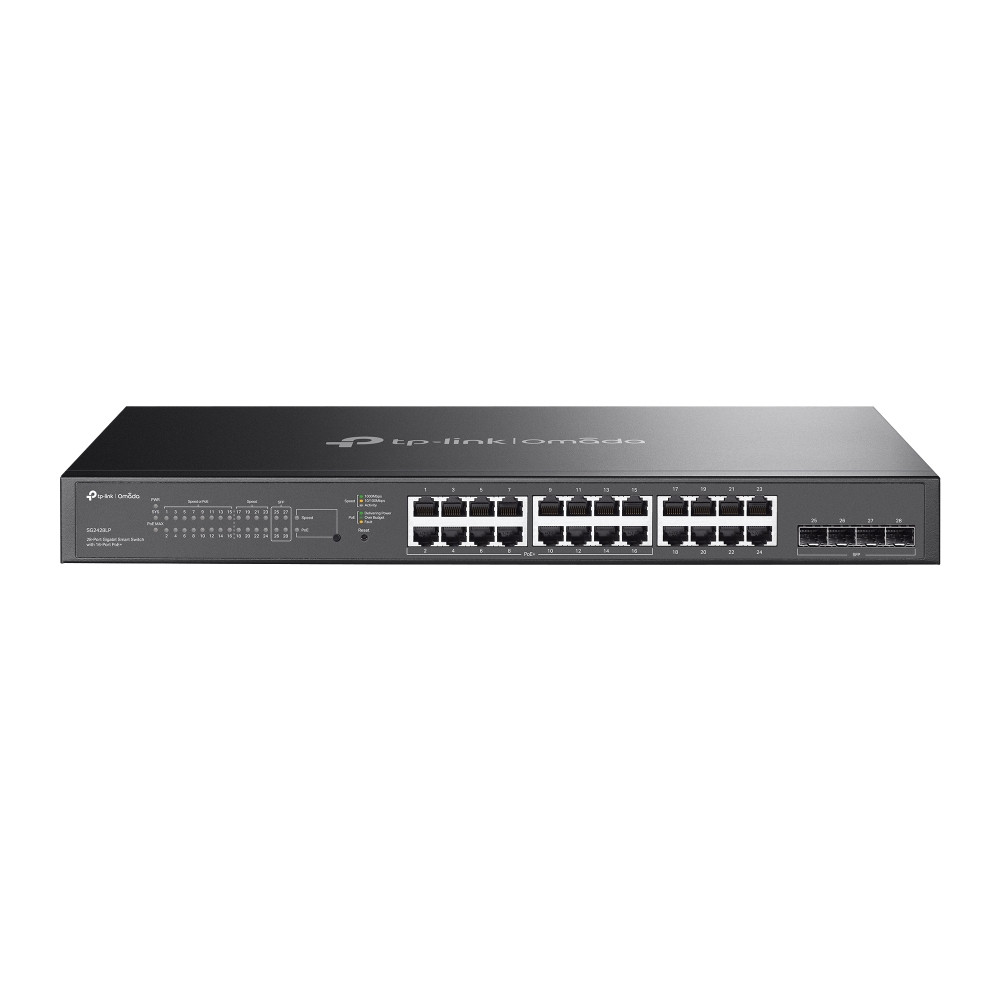 TP-LINK Switch Smart Omada de 28 Puertos Gigabit con 16 Puertos PoE+