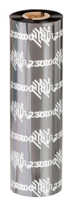 ZEBRA Ribbon cinta de cera 60mmx300m, 2300, nucleo de 25mm