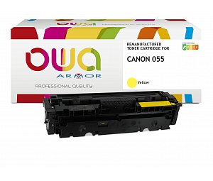 ARMOR OWA Toner remanufactured Amarillo para Canon 3013C002 055 2,1K 2100p