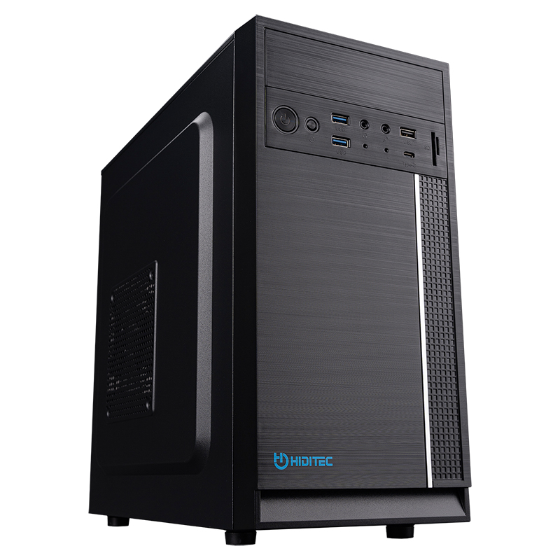 HIDITEC Chasis MICRO ATX Q5 PRO USB 3.1 TYPE-C + PSU