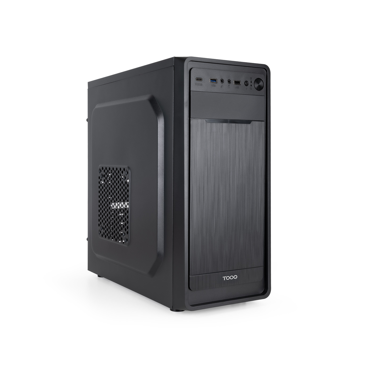 TOOQ CAJA SEMITORRE ATX "PRISMA ULTRA" 500W USB-C
