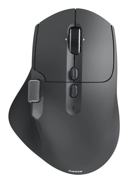 HAMA Hama Raton multidispositivo ergonomico vertical "WM-900 , con BT, negro