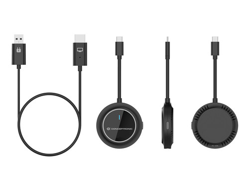 CONCEPTRONIC ATHERIC01B  Kit de pantalla inalambrico USB-C a HDMI 1080P
