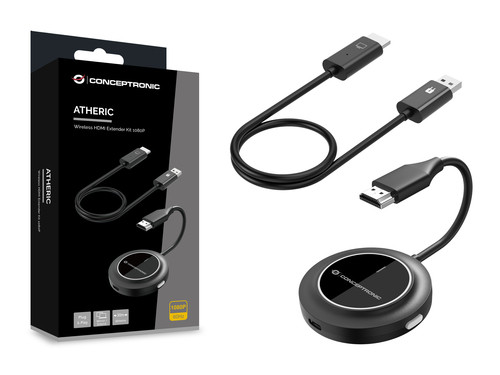 CONCEPTRONIC ATHERIC02B Kit Extensor HDMI Inalambrico 1080P