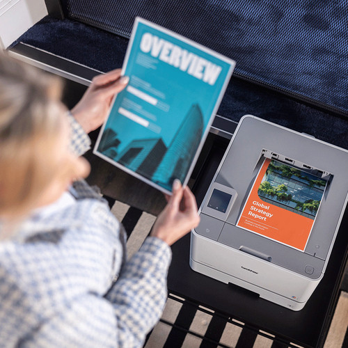 BROTHER Impresora laser color HLL8570CDW profesional de alto rendimiento