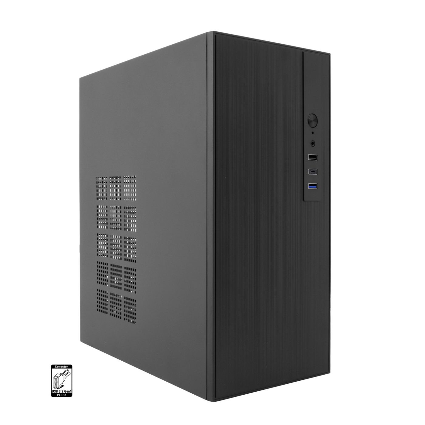 COOLBOX CAJA MATX M460 USB-C 3.2 GEN1 SGCC 0.8MM SIN FTE