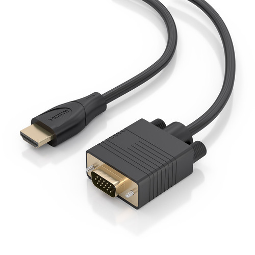 AISENS - CABLE CONVERSOR HDMI A SVGA, HDMI A/M-SVGA/M, NEGRO, 1.5M