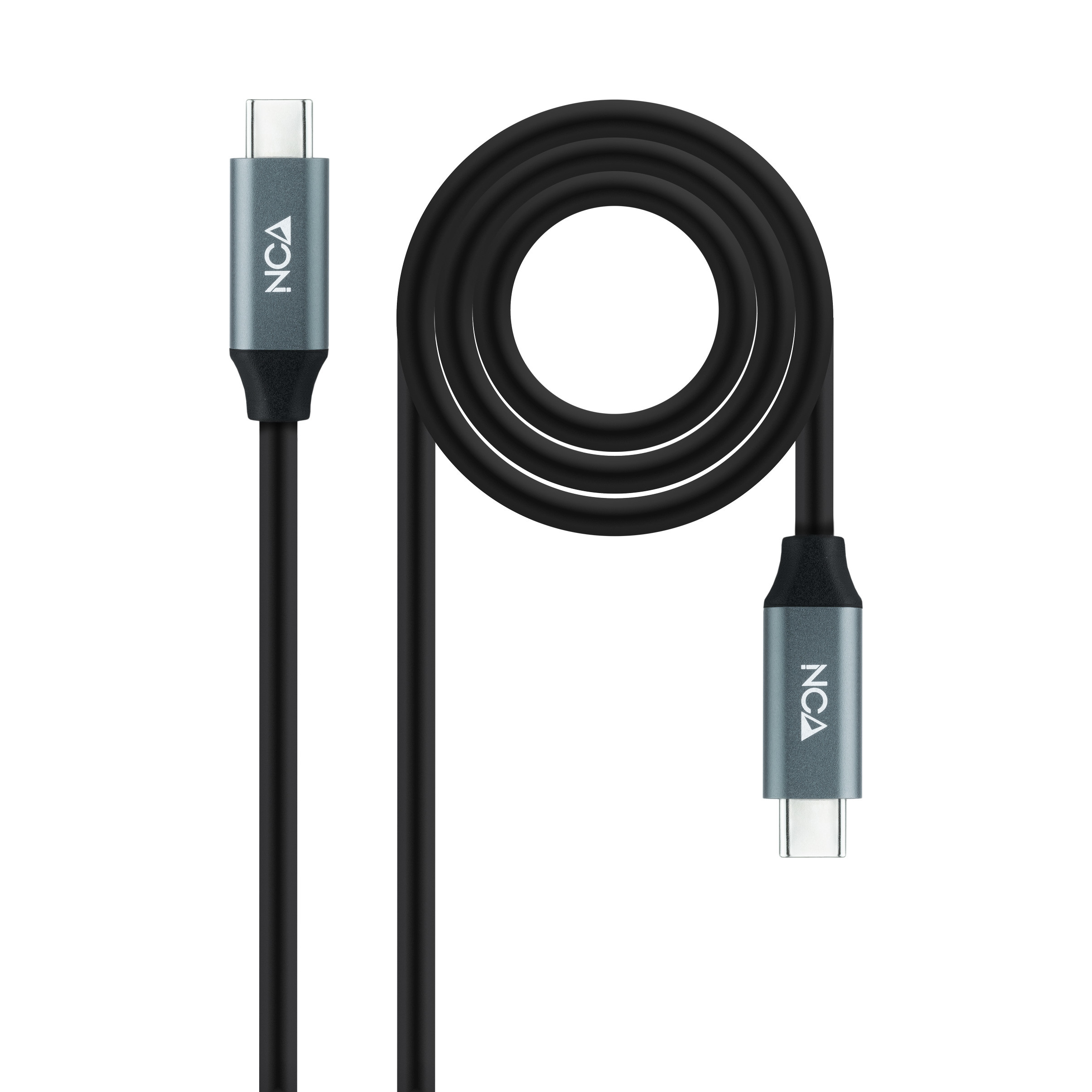 NANOCABLE Cable USB 3.2 Gen2x2 20Gbps 5A/100W 4K/60Hz USB-C/M-USB-C/M, 1.5 m, 1,5 m, USB C, USB C, USB4 Gen 2x2, 20 Gbit/s, Negro
