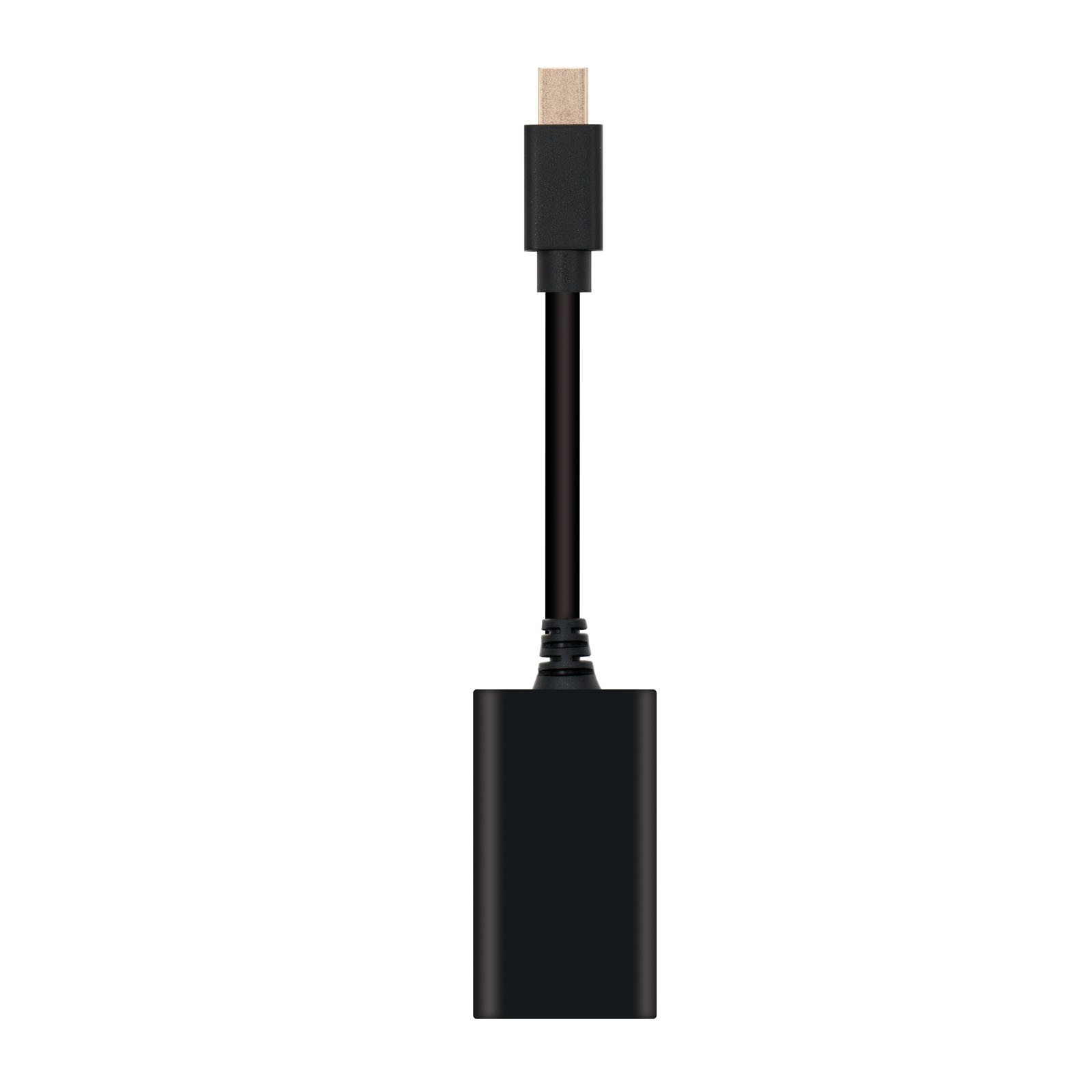 NANOCABLE CONVERSOR MINI DP A SVGA MINI DP/M-SVGA/H NEGRO 15 CM, 0,15 m, Negro, Conversor de video pasivo, RoHS, 240 mm, 20 mm