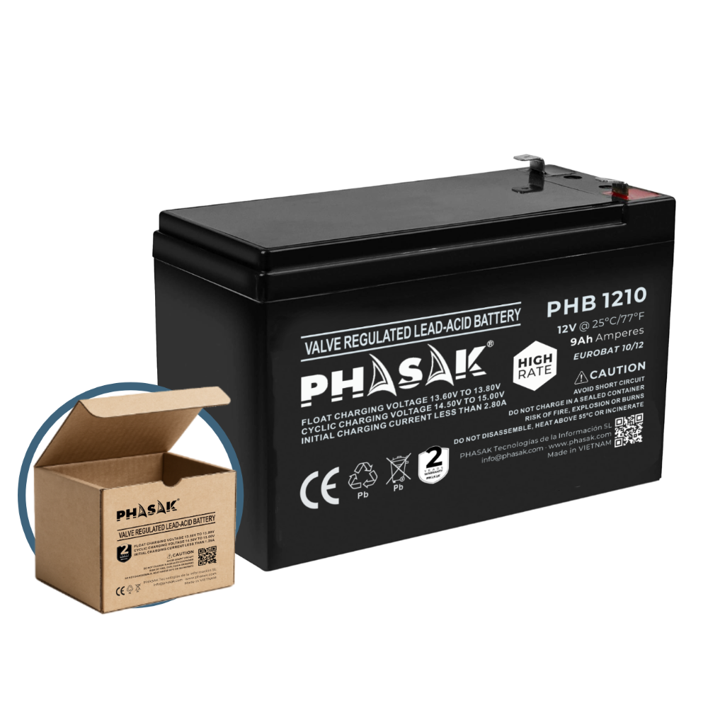 PHASAK Bateria Phasak High Rate 12V 9Ah