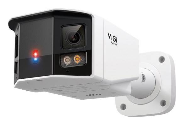 TP-LINK Camara IP VIGI InSight S385DPS tipo bullet panoramica ColorPro para exteriores de 8MP