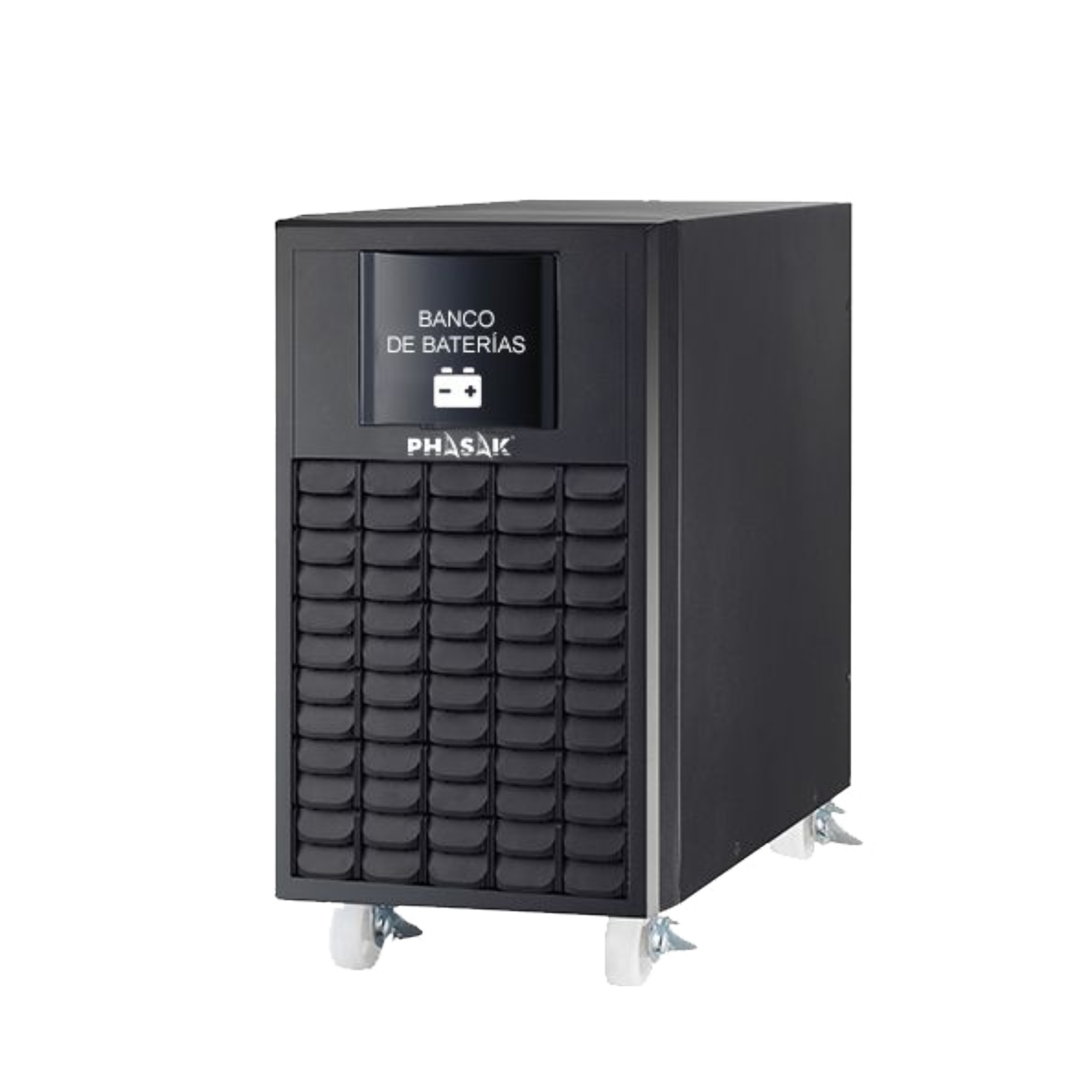 PHASAK Banco para Baterias solo carcasa (x16 baterias de 12V-9Ah) para PH 9260