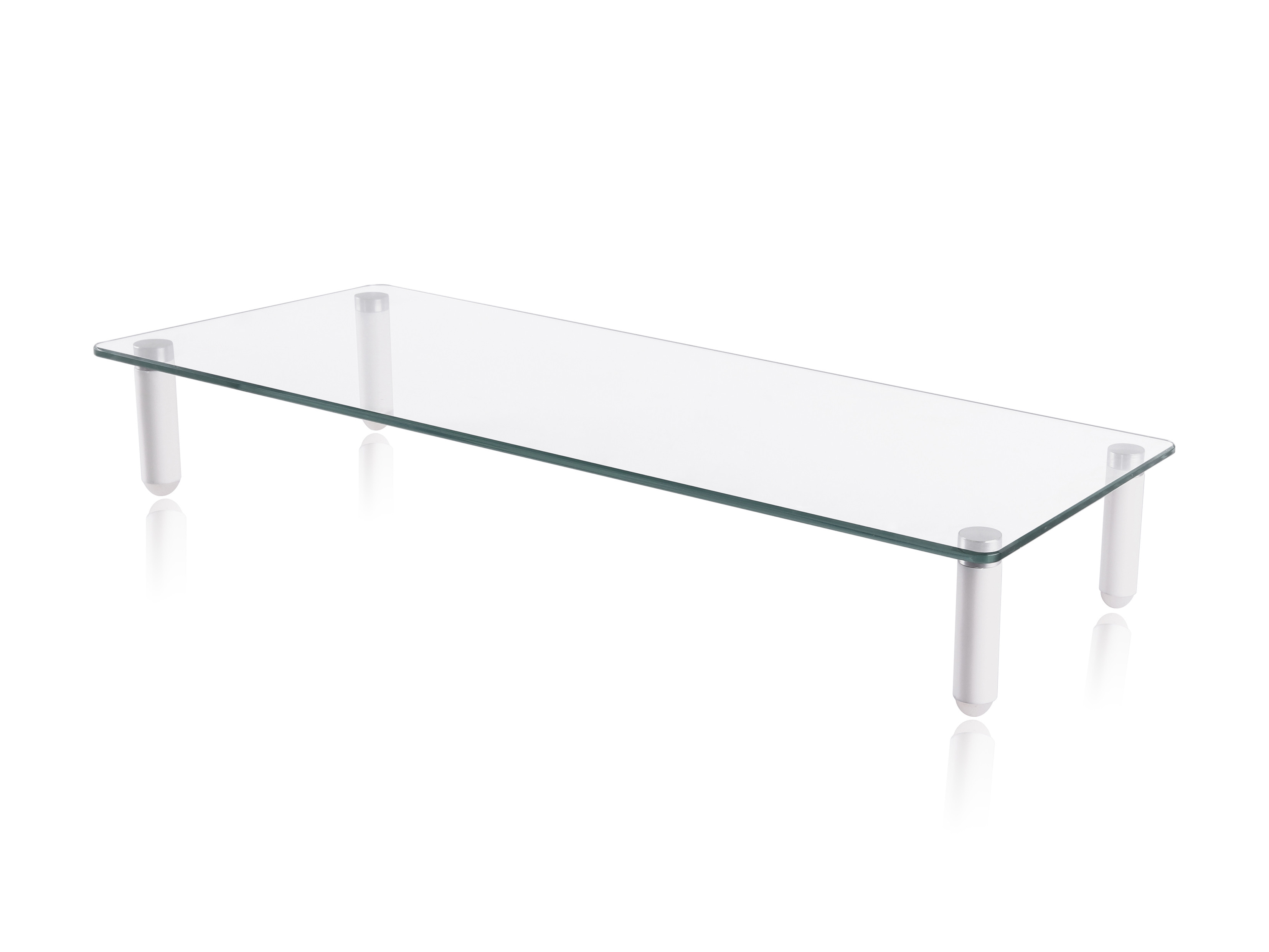 EQUIP Soporte de escritorio de cristal para monitor (Carga maxima: 20kg )