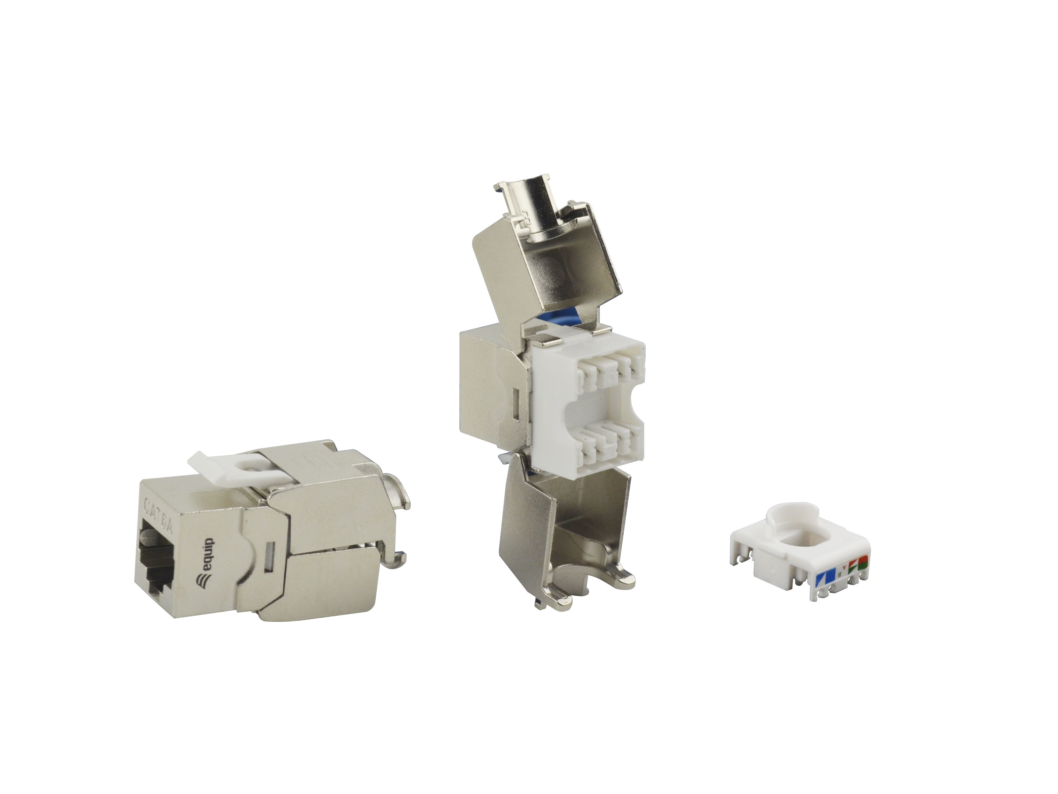 EQUIP Cat.6A Conector Keystone Apantallado Toolfree, 8 unidades/juego
