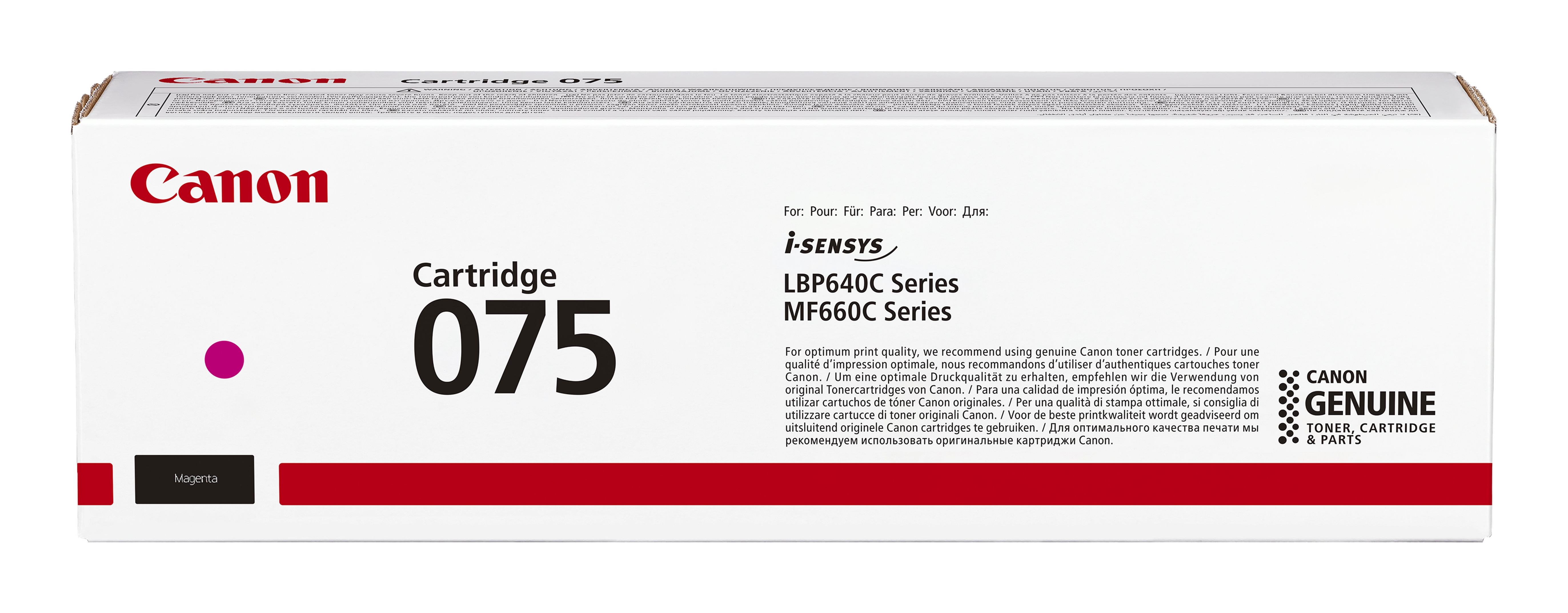CANON Toner 075 C: LBP646 LBP647 MF664 MF667 magenta 1.200p