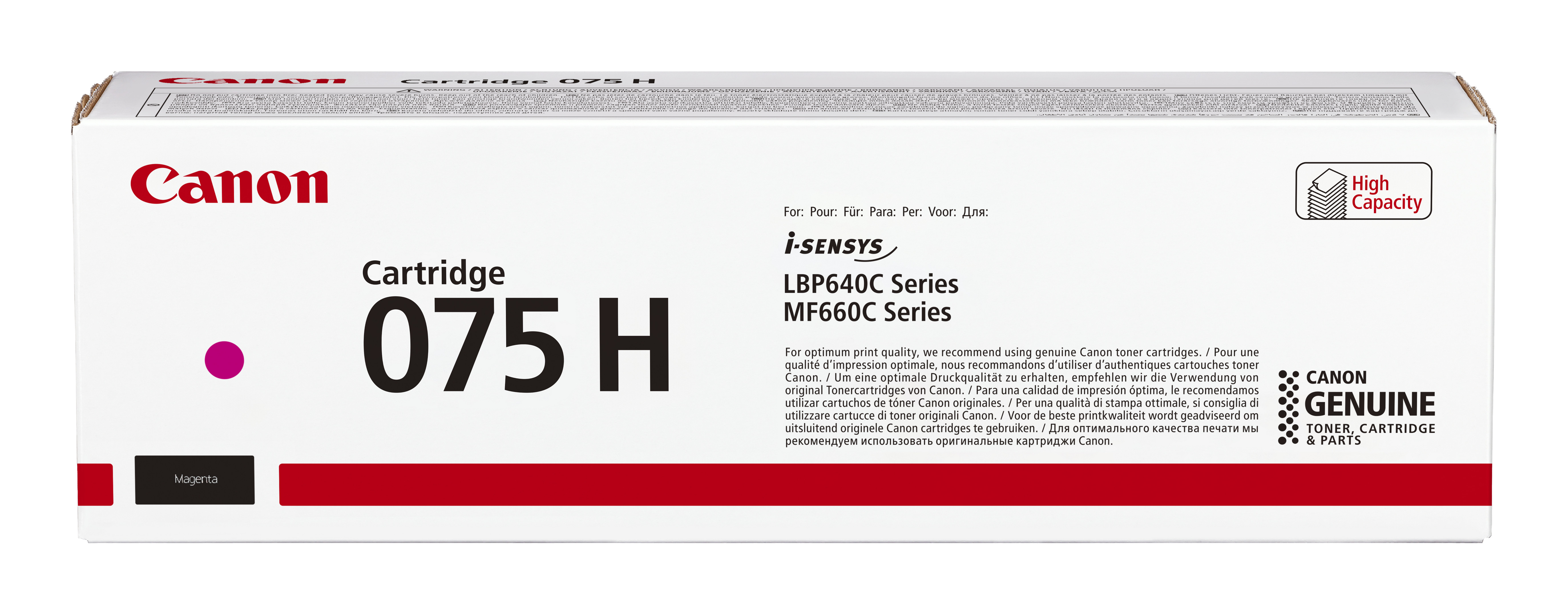 CANON Toner 075H M: LBP646 LBP647 MF664 MF667 magenta 2.500p