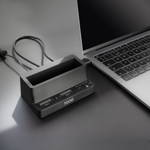 TOOQ DOCK 2xSSD M.2 NVMe+1xSATA 2,5"/3,5" USB 3.2 CLONE