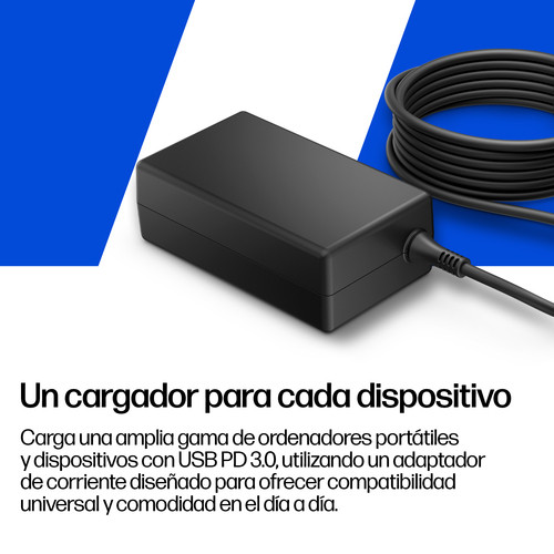 HP Cargador 65W GaN USB-C LC Power Adapter EURO