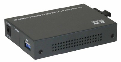 KTI 10/100TX to 100FX media converter, multimode, ST, 2Km (Agilent/Avago)