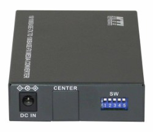 KTI 10/100TX to 100FX media converter, multimode, ST, 2Km (Agilent/Avago)