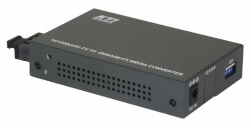 KTI 10/100TX to 100FX media converter, multimode, ST, 2Km (Agilent/Avago)