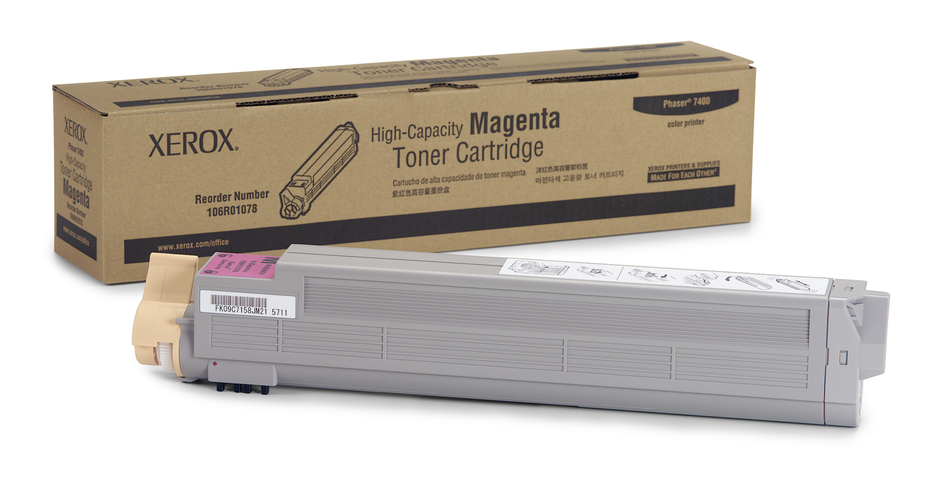 XEROX Toner TEKTRONIX Phaser 7400 Magenta gran capacidad