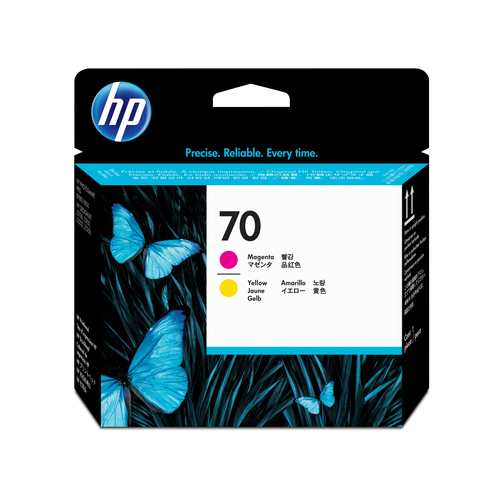 HP Photosmart Pro B9180/DesignJet Z3200 Nº70 Cabezal de impresion Magenta y amarillo DESC