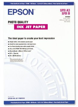 Epson Papel Especial HQ, A3+, 100 Hojas, 105g.
