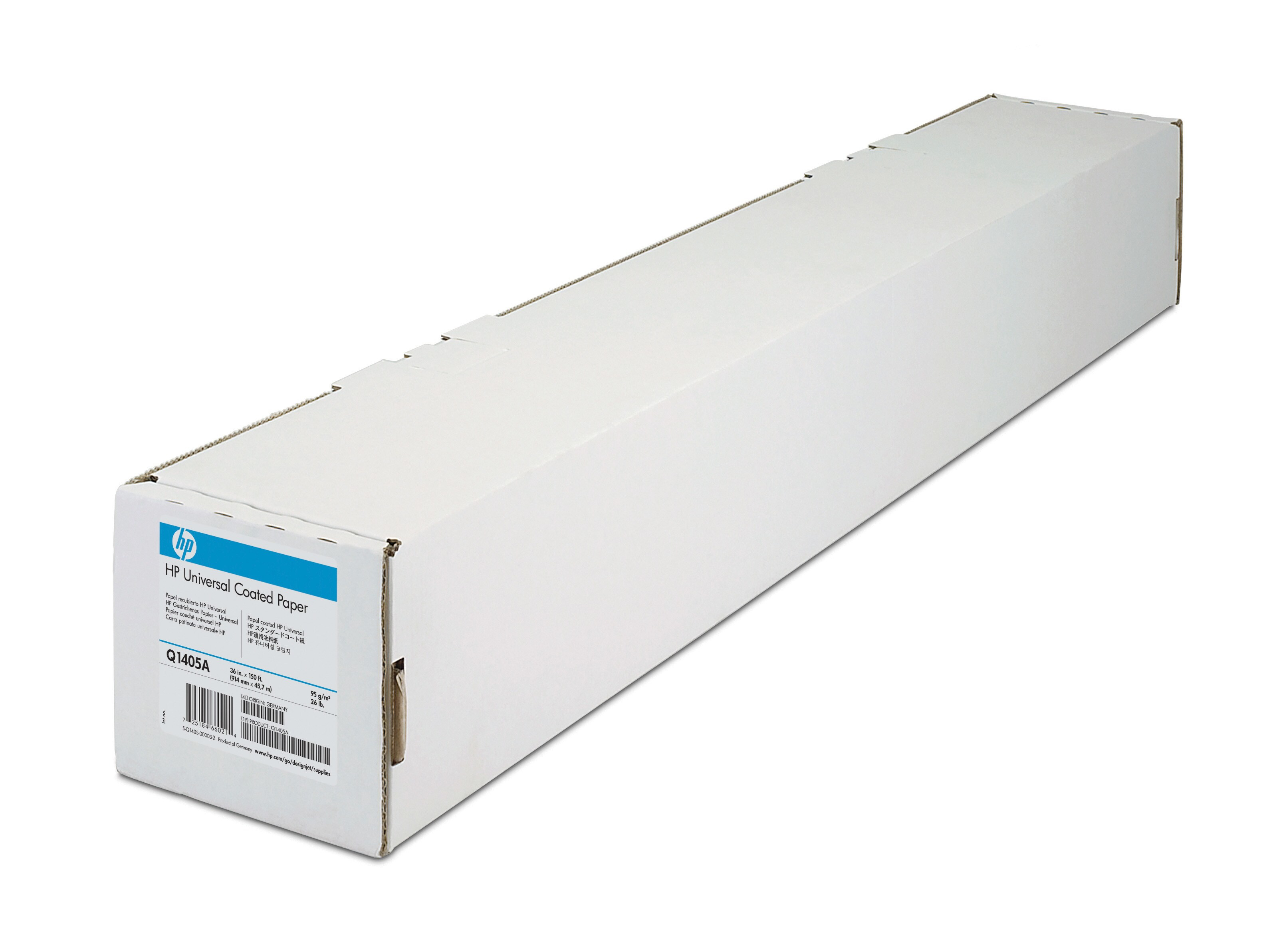 HP Papel Couche (Recubierto) LF Rollo 36", 45,7m. x 914mm., 95g.