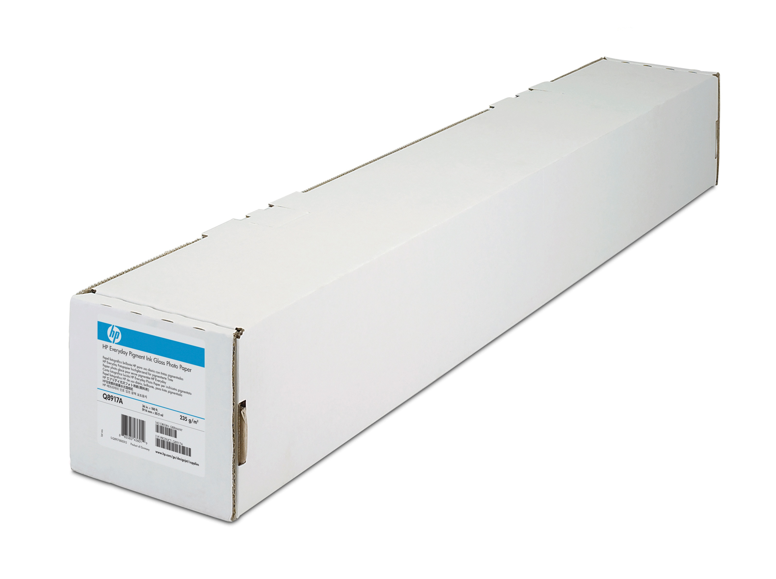 HP Papel Couche (Recubierto) Gramaje Extra. Rollo 24", 30m. x 610mm., 130g.