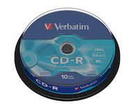 VERBATIM CD-R 700Mb 52X Datalife Extra Protection (Tarrina 10 unidades)