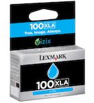 LEXMARK CARTUCHO INYECCION TINTA CIAN Nº100 XLA VIZIX
