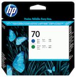 HP Designjet Z3100/Z3200 cabezal de impresion azul y verde nº70