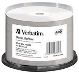 VERBATIM CD-R 700MB 52x DataLifePlus Wide Thermal Professional (Tarrina 50)