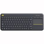 LOGITECH TECLADO K400 plus touch keyboard  negro wireless
