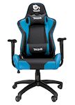Talius silla Gecko V2 gaming negra/azul, brazos fijos, butterfly, base nylon, ruedas nylon, gas clas
