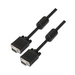 AISENS - CABLE SVGA CON FERRITA, HDB15/M-HDB15/M, NEGRO, 6.0M