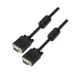 AISENS - CABLE SVGA CON FERRITA, HDB15/M-HDB15/M, NEGRO, 15M