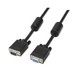 AISENS - CABLE SVGA CON FERRITA, HDB15/M-HDB15/H, NEGRO, 3.0M