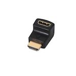 AISENS - ADAPTADOR HDMI ACODADO, A/H-A/M, NEGRO