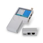 AISENS - TESTEADOR PARA CABLE RJ11/RJ12/RJ45, USB, COAXIAL