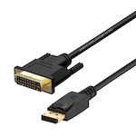 AISENS - CABLE CONVERSOR DISPLAYPORT A DVI, DP/M-DVI/M, NEGRO, 2.0M