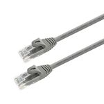 AISENS - CABLE DE RED LATIGUILLO RJ45 LSZH CAT.6A 500 MHZ UTP AWG24, GRIS, 2.0M